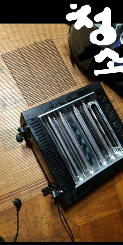 전기난로 열선4개(32인치티비크기)추가무료 온풍기는 무료나눔합니다 이미지