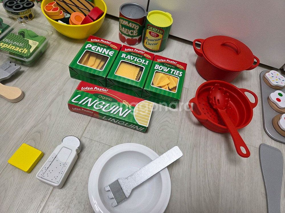 멜리사앤더그 쿠키 샐러드 파스타 원목장난감 역할놀이--2