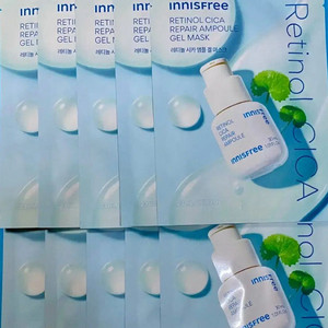 [새제품]이니스프리 레티놀시카흔적 앰플 겔마스크 10매 이미지