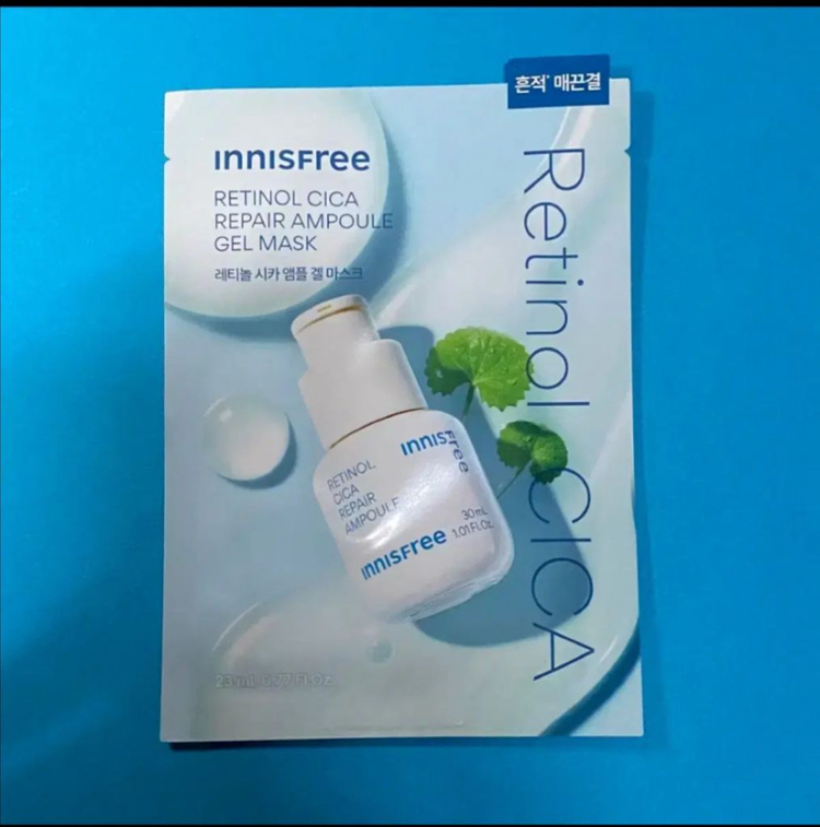 [새제품]이니스프리 레티놀시카흔적 앰플 겔마스크 10매 이미지