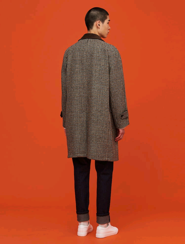 정가 899000원) [95] 빈폴 남성 해리스 트위드 발마칸 코트--1