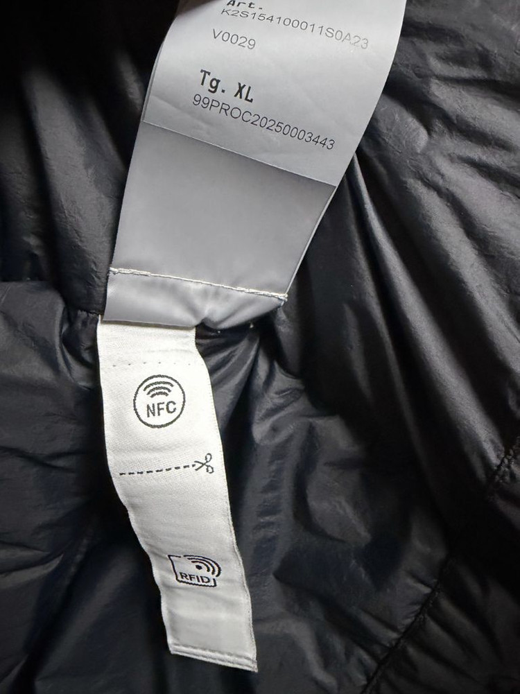 [XL] 스톤아일랜드 25FW 블랙 크링클랩스 후드 패딩--6