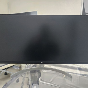 lg모니터 34인치 와이드모니터 34wk650 화이트색상 팝니다. 이미지