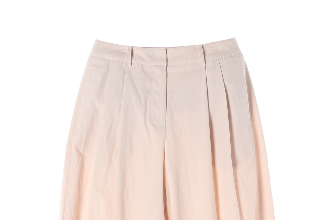 (새상품)ORR 오르 핑크 투핀턱 와이드 슬랙스 트라우저 팬츠 바지--2