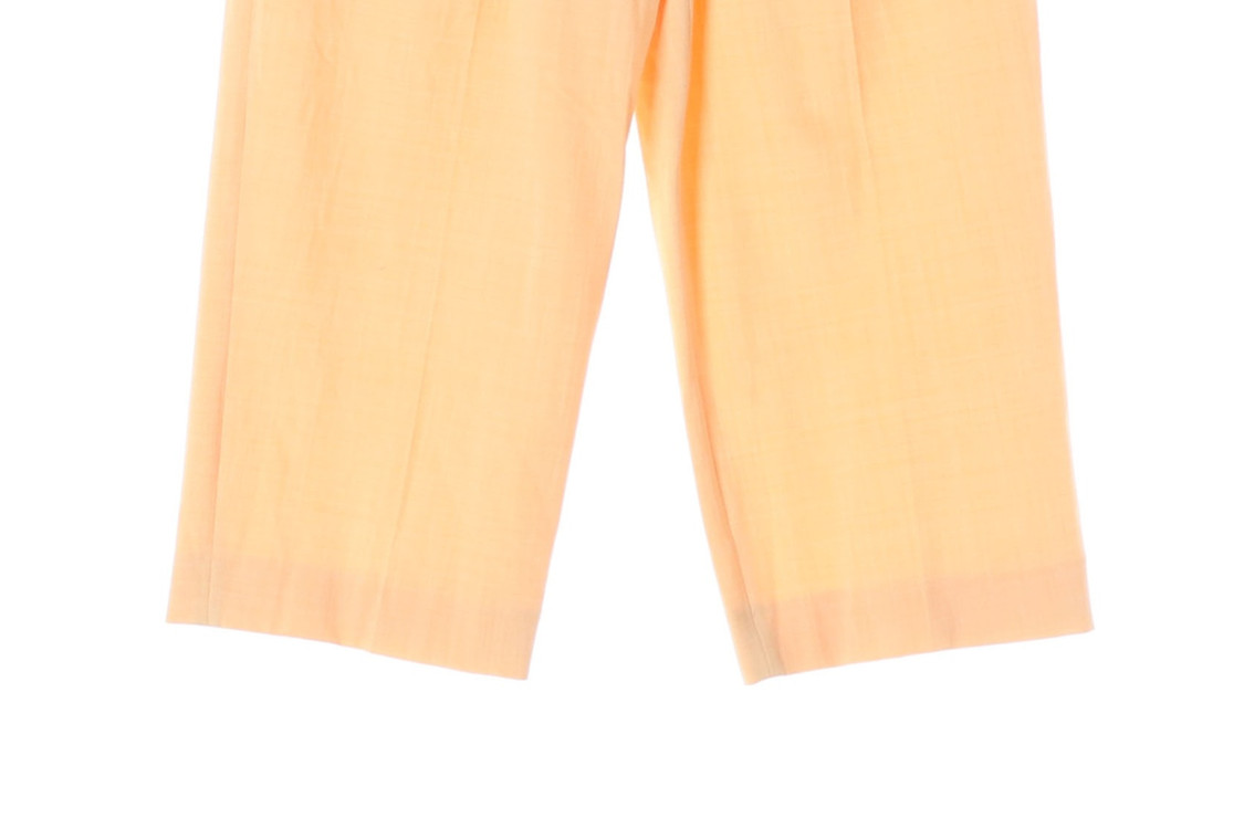 미샤 20SS 골드 참 옐로우 핀턱 와이드 슬랙스--4