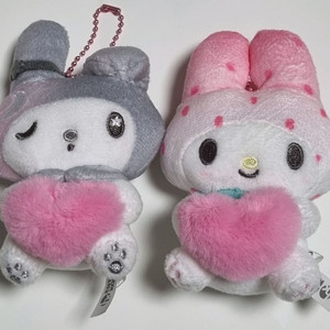 마이멜로디 50주년 키링 인형 2개 일괄 이미지