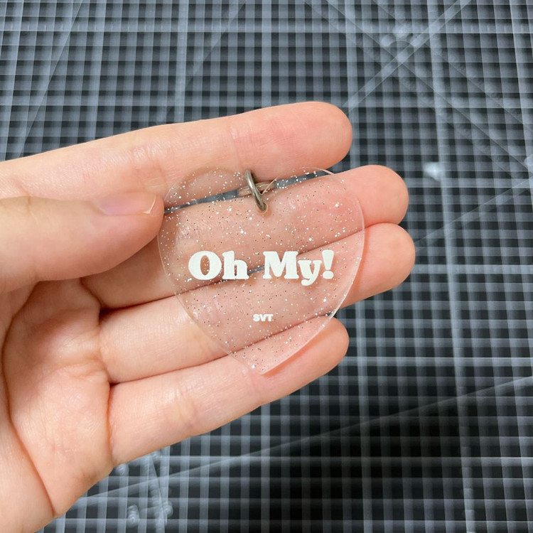 세븐틴 어쩌나 Oh My! 비공식 아크릴 키링 이미지