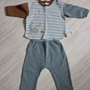 오가닉맘 상하복 90