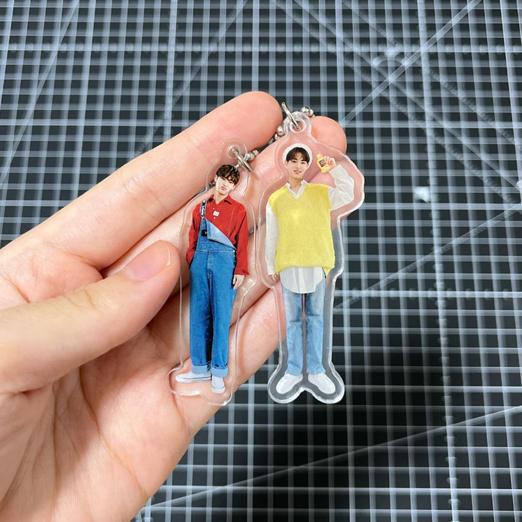 세븐틴 민규 비공식 아크릴 키링 2개 이미지