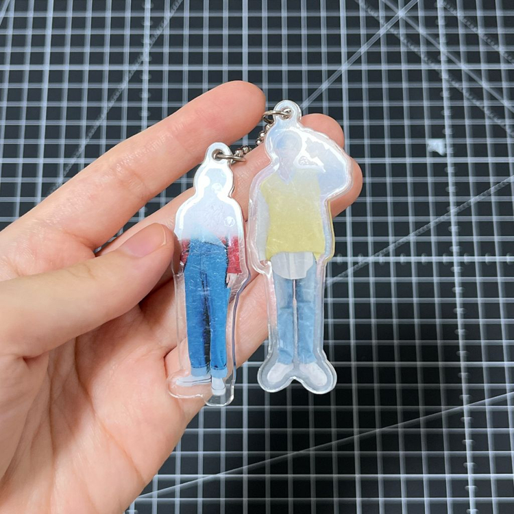 세븐틴 민규 비공식 아크릴 키링 2개 이미지