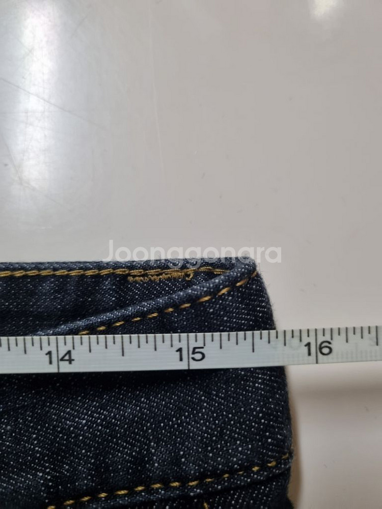 31)플랙진 가죽패치 STEEZE 스판 블랙 스트레이트--7