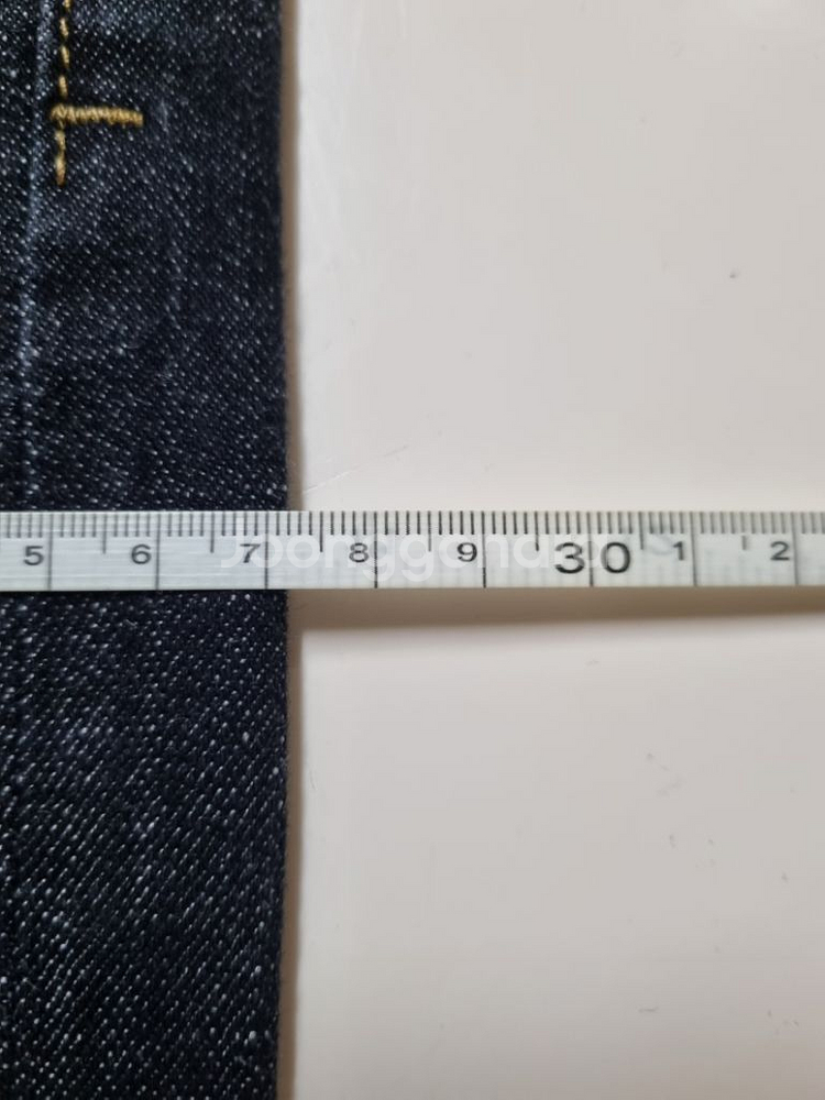 31)플랙진 가죽패치 STEEZE 스판 블랙 스트레이트--8