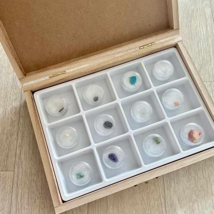 한솔 광물표본 탄생석 12종--1