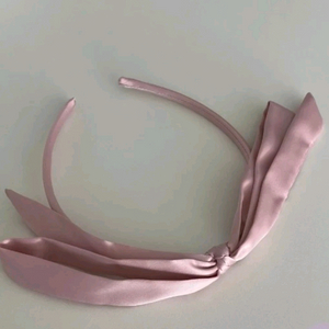 오마이핑크 스몰 더블 리본 헤어밴드 핑크 아기머리띠
