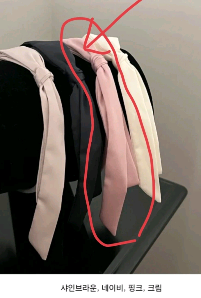 오마이핑크 스몰 더블 리본 헤어밴드 핑크 아기머리띠--2