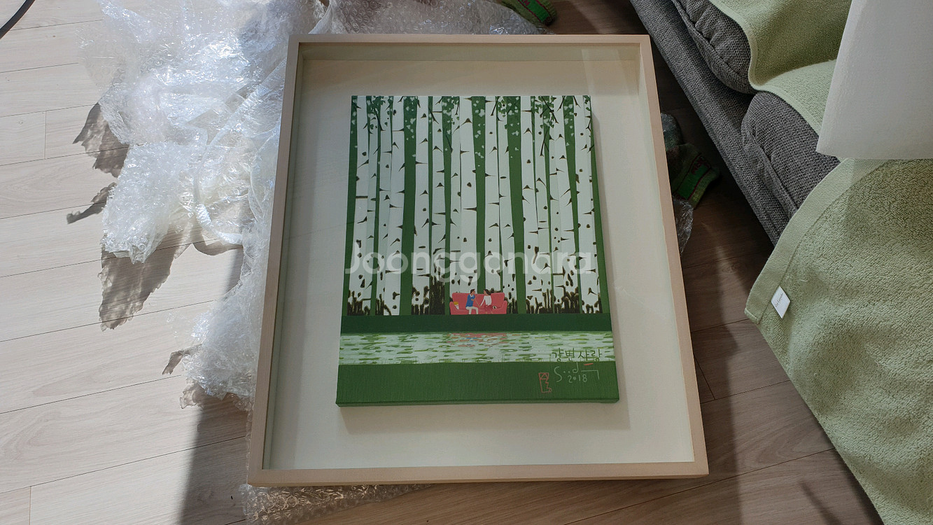 이수동 작가님 자작나무 원화 6호 작품 그림 싸게 팝니다--5