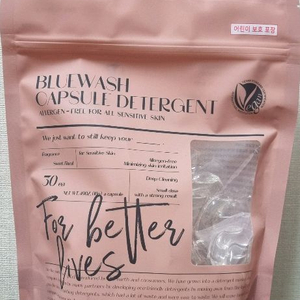 블루워시 캡슐세제 (스위트 플로럴향) 30ea