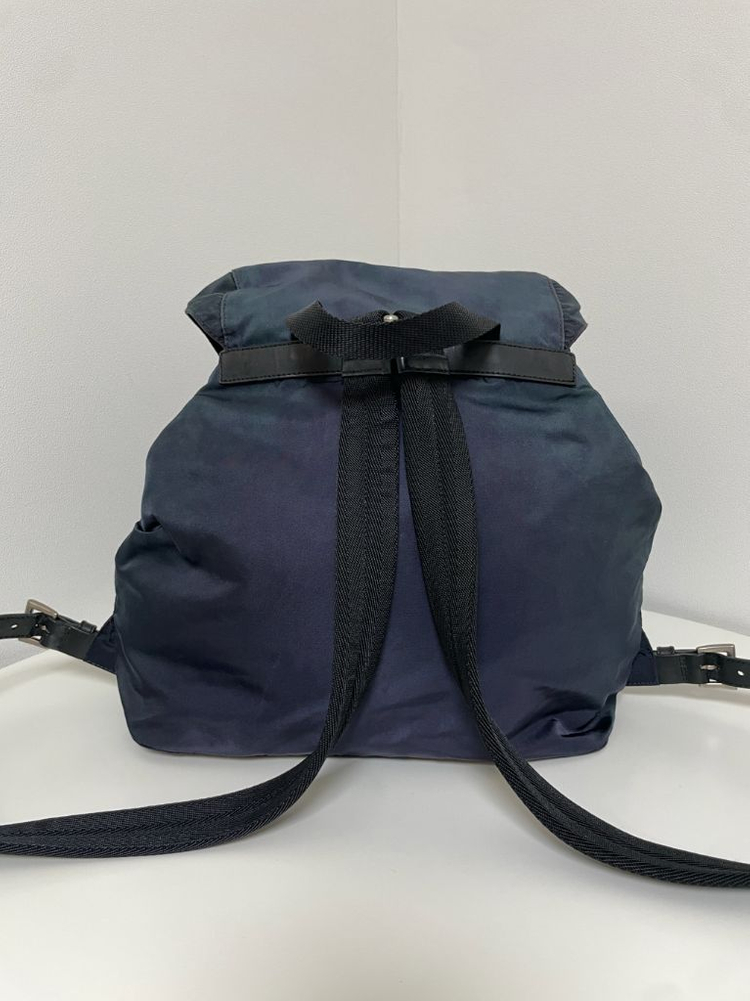 프라다 나일론 투포켓 미듐 백팩--7