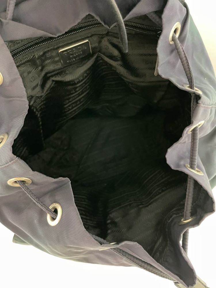 프라다 나일론 투포켓 미듐 백팩--9