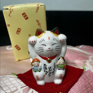 일본 기념품 고양이 인형 새제품(선물가능)