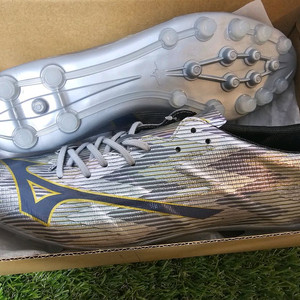 [타임세일]미즈노 알파2 엘리트 AG Platinum Silver