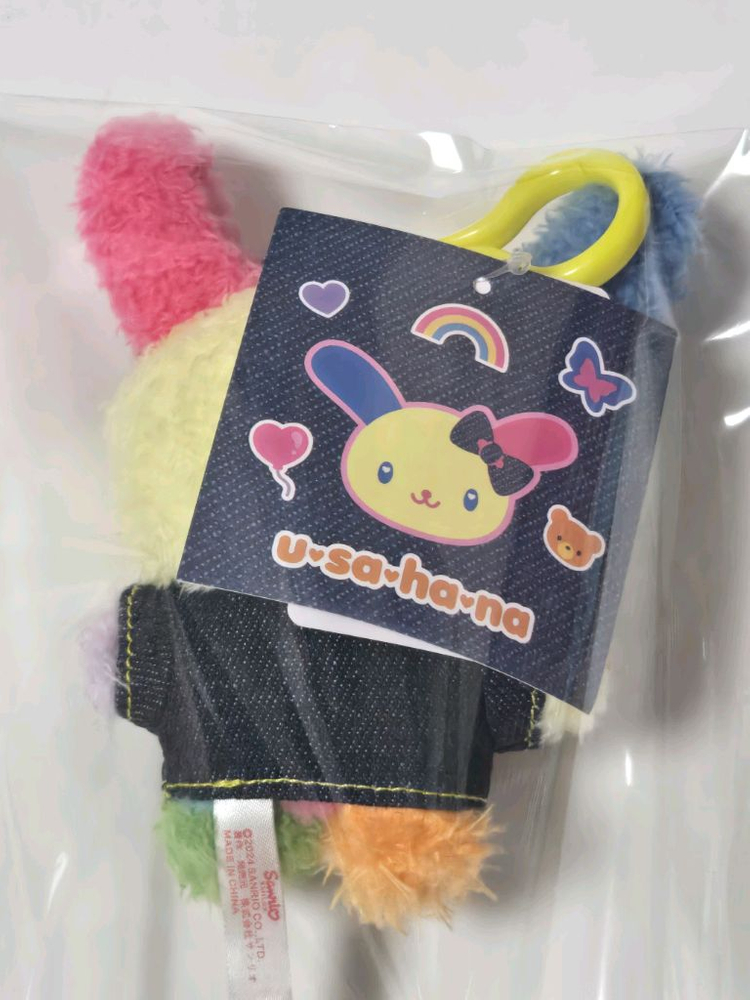 [새상품]산리오 우사하나 마이멜로디 쿠로미 시나모롤 키링 인형--1