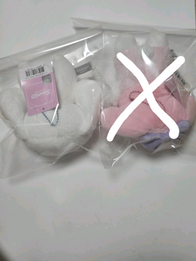 [새상품]산리오 우사하나 마이멜로디 쿠로미 시나모롤 키링 인형--4