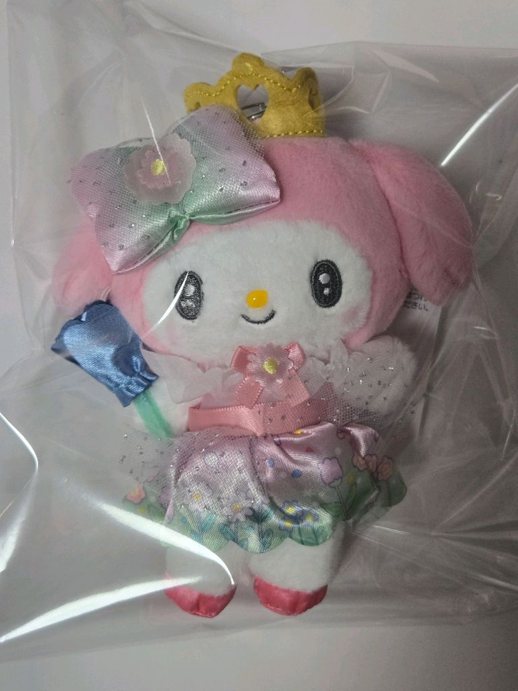 [새상품]산리오 우사하나 마이멜로디 쿠로미 시나모롤 키링 인형--5