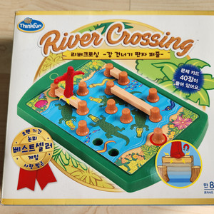 8세 이상 논리 보드게임 Thinkfun 리버 크로싱