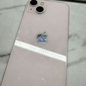 아이폰13 핑크 128기가 풀박스 액정말끔 필름이깨진것