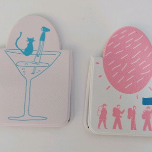 팝업 북마크마그네틱 책갈피 2종