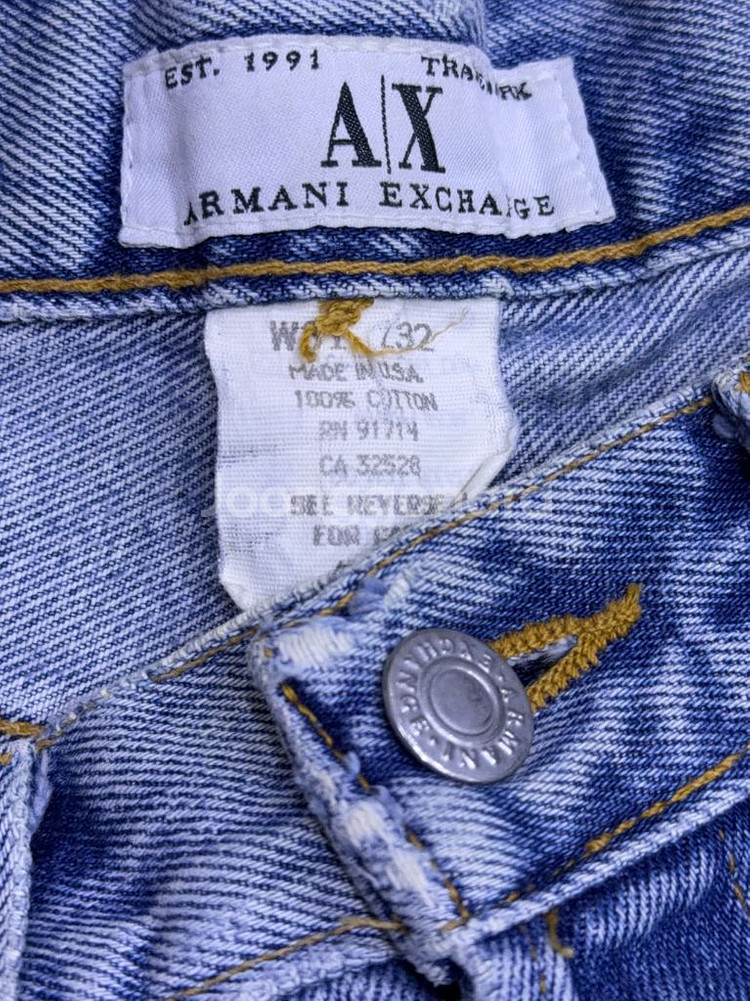 A|X 아르마니 익스체인지 USA 메이드 라이트 워싱 데님팬츠 31--6