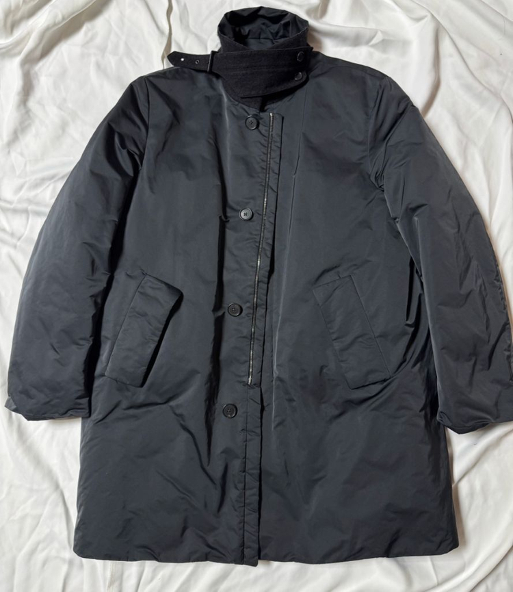 질샌더 패딩 코트 48사이즈 L-XL 착샷--1
