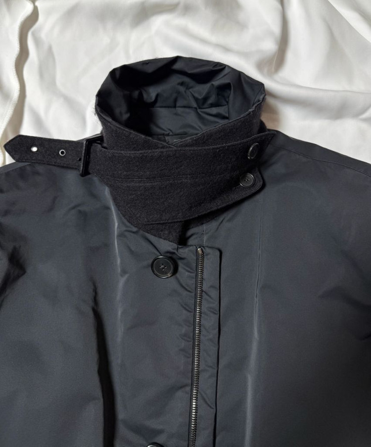 질샌더 패딩 코트 48사이즈 L-XL 착샷--2