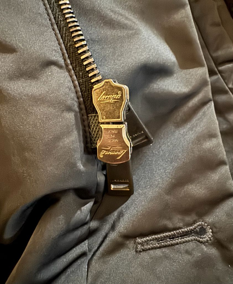 질샌더 패딩 코트 48사이즈 L-XL 착샷--4