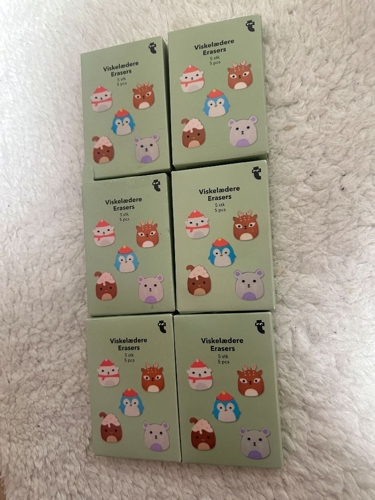 덴마크 문구브랜드 플라잉 타이거 동물 지우개--1