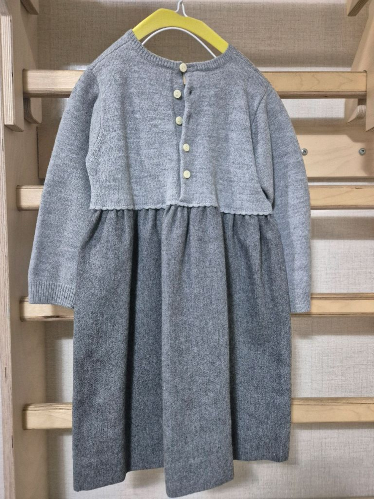 여아 회색원피스(상태너무좋음)--2