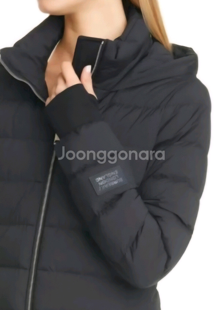 버버리 뉴브릿지 회색기러기 후드구스다운 55 미사용--1