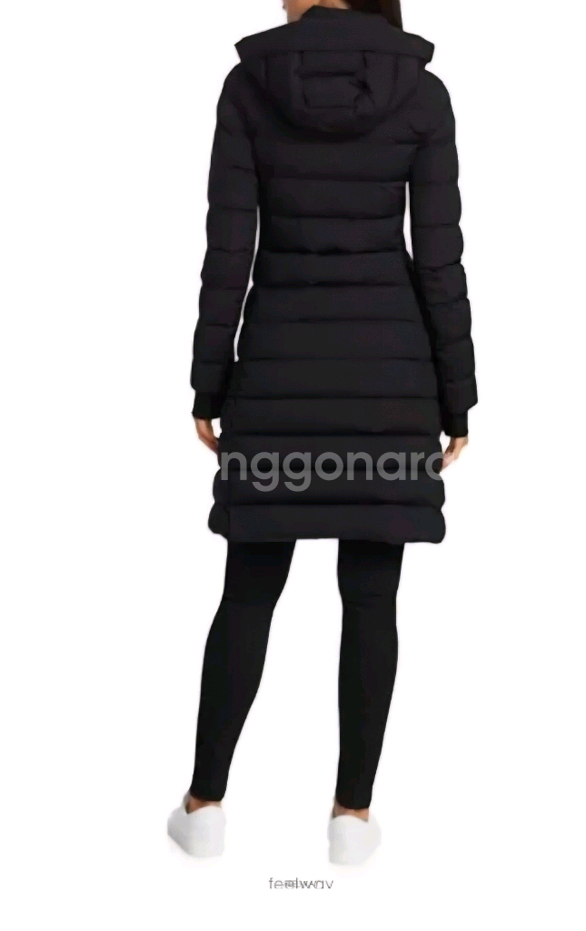 버버리 뉴브릿지 회색기러기 후드구스다운 55 미사용--5