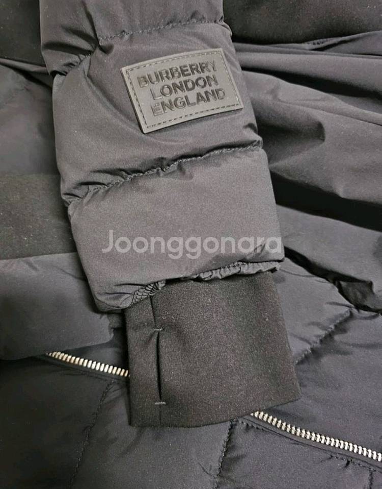 버버리 뉴브릿지 회색기러기 후드구스다운 55 미사용--6