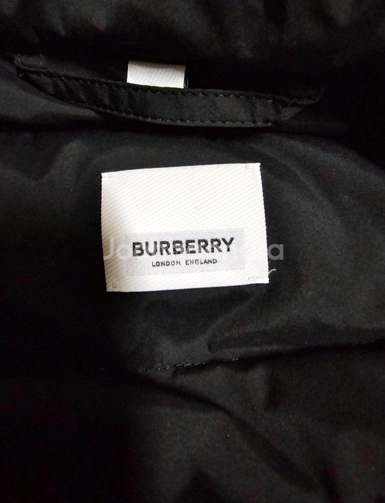 버버리 뉴브릿지 회색기러기 후드구스다운 55 미사용--8