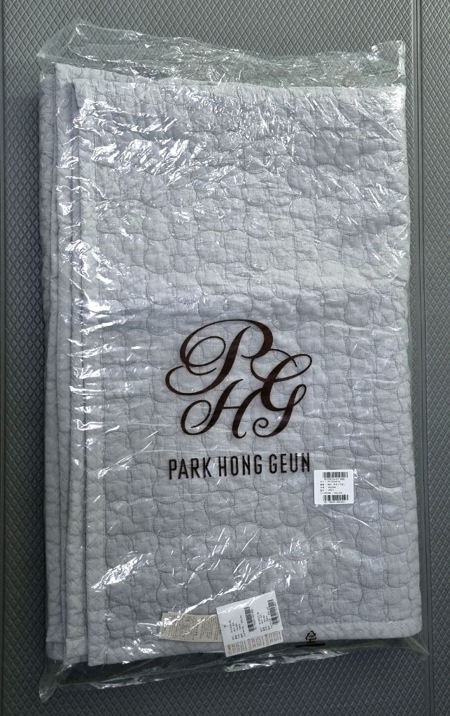 박홍근 워싱 피그먼트 메가 패드 누비 이불--2