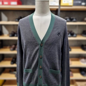 메종키츠네 가디건 볼드 폭스헤드 패치 M사이즈
