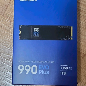 삼성 990 EVO Plus 1TB SSD 미개봉, 정품