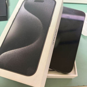 풀박 자급제 아이폰 15 프로 블랙 256g 애케플 양도o 26년 8월 1일