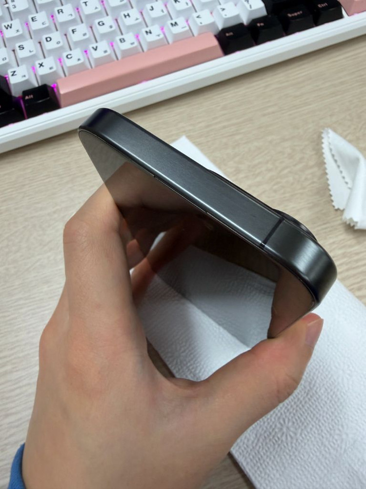 풀박 자급제 아이폰 15 프로 블랙 256g 애케플 양도o 26년 8월 1일--6