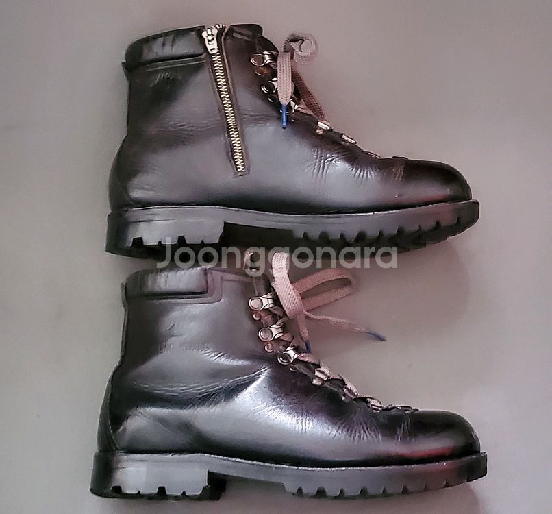 명광 수제 등산화 미드컷 280mm--1