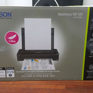 휴대용 프린터 WF-100 판매합니다 이미지