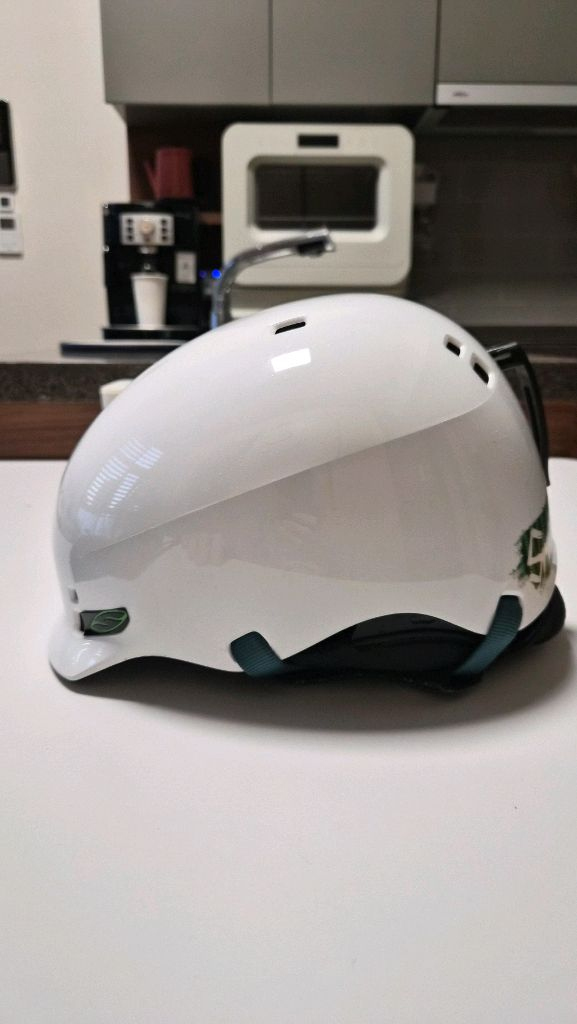 스미스 스노우보드 헬멧 유광 화이트 m 이미지