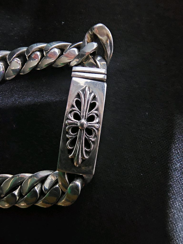 크롬하츠 베이비 플로랄 팔찌--1